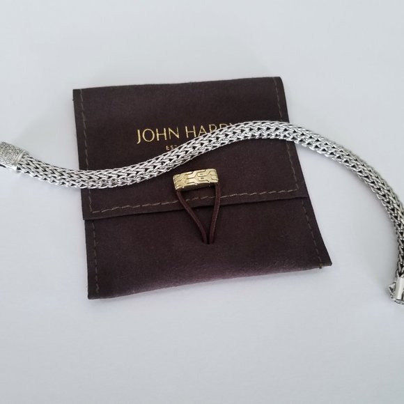 SOLD - JOHN HARDY Classic Diamond Collection Sterling Silver Bracelet - $1195 - Picture 4 of 8
